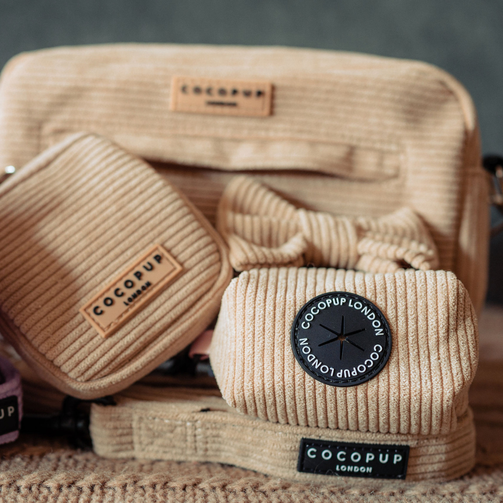 Cocopup Dog Walking Bag - Nude Cord