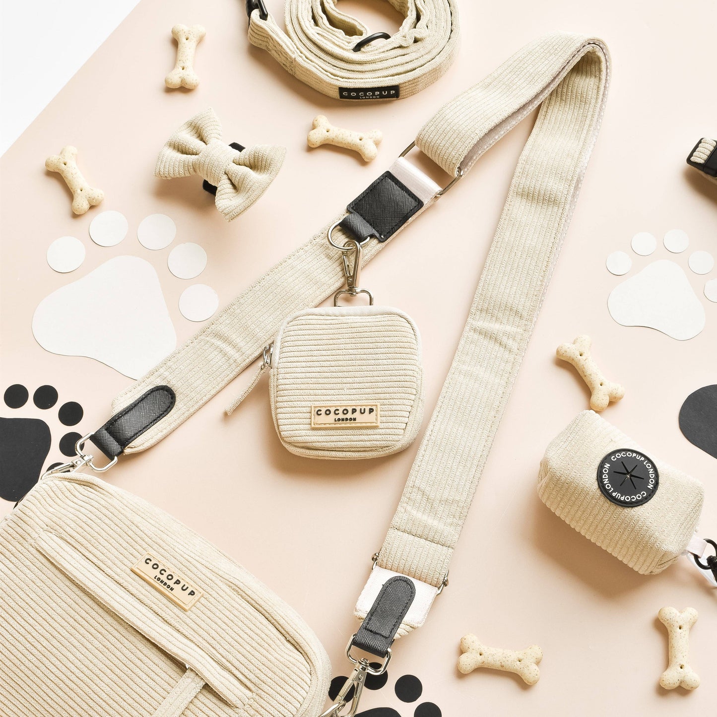 Cocopup Treat Pouch - Nude Cord