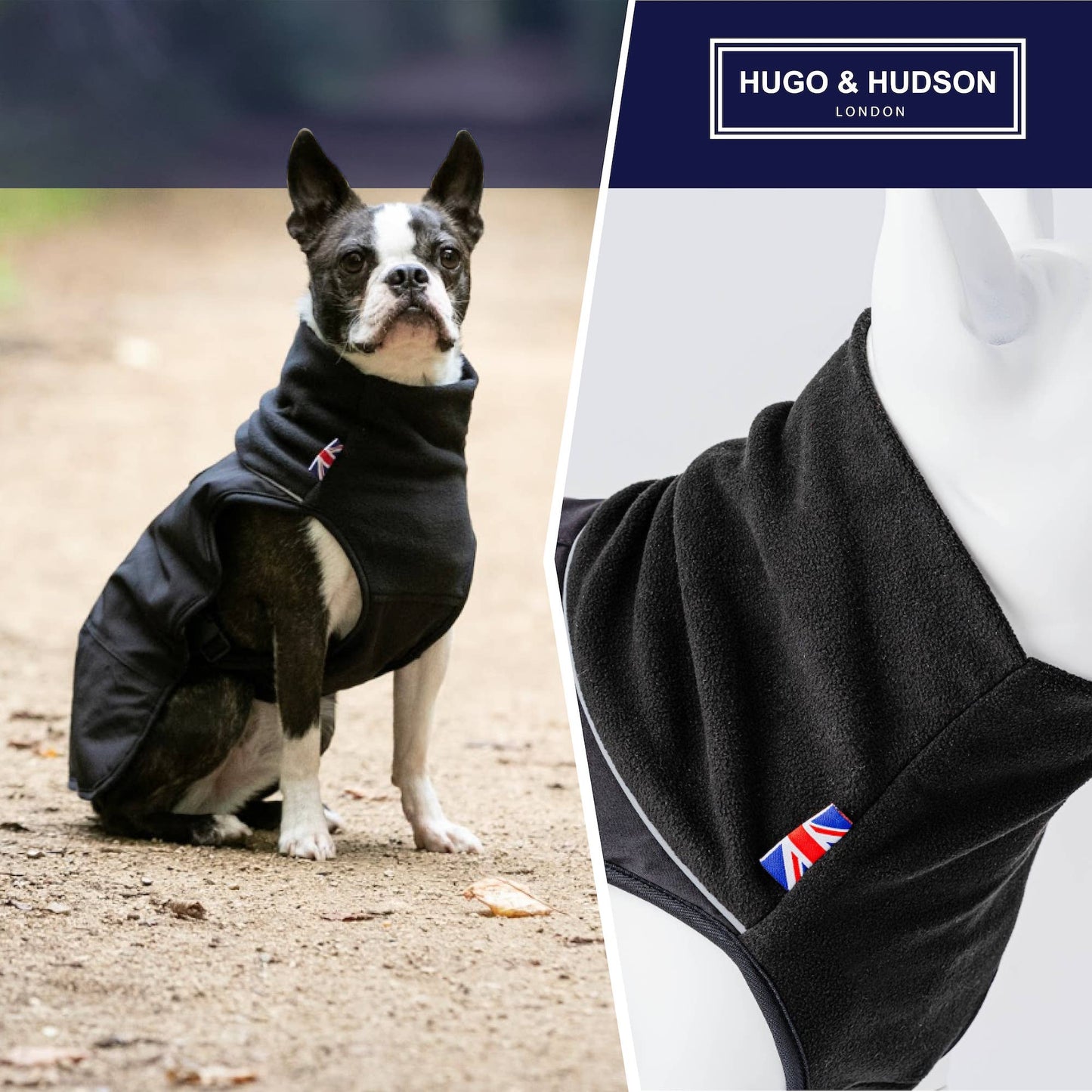 Hugo and Hudson Thermal Self Heating Dog Jacket