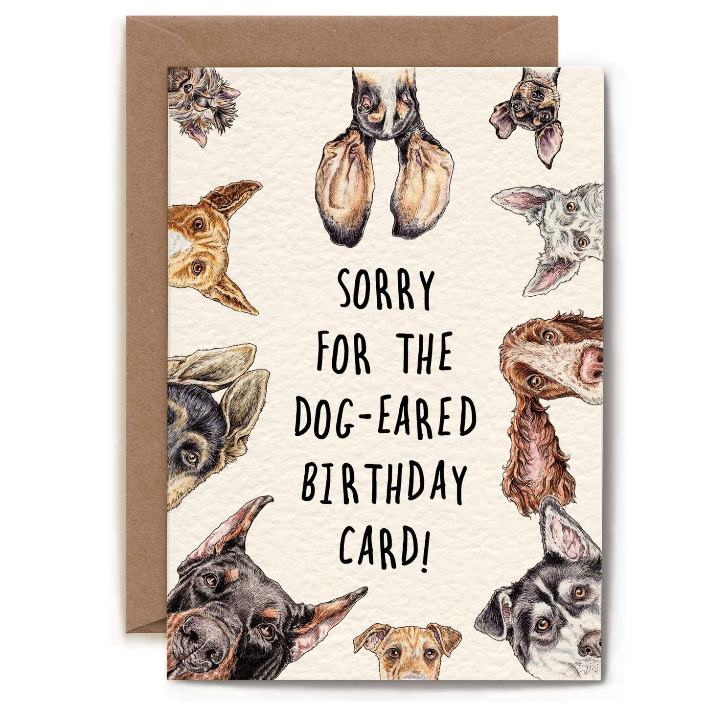 Dog Eared Card - Funny Dog Card - Everyday Card