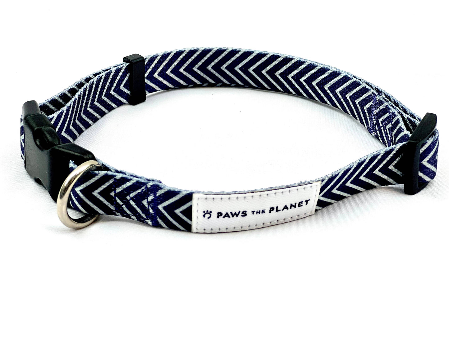 Eco Dog Collar made with Recycled Webbing