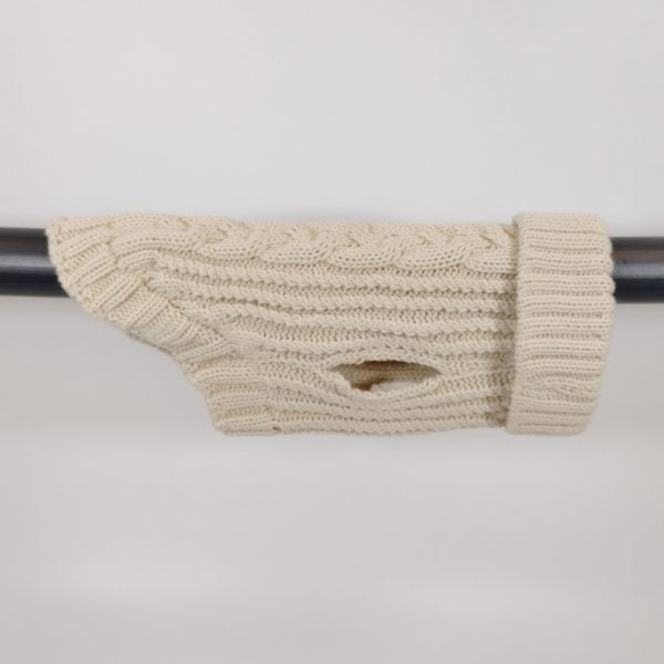 Cable Knitted Cream Jumper