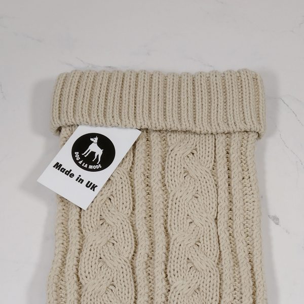 Cable Knitted Cream Jumper