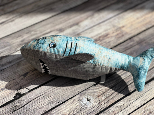 Eco Conscious Shark Dog Toy