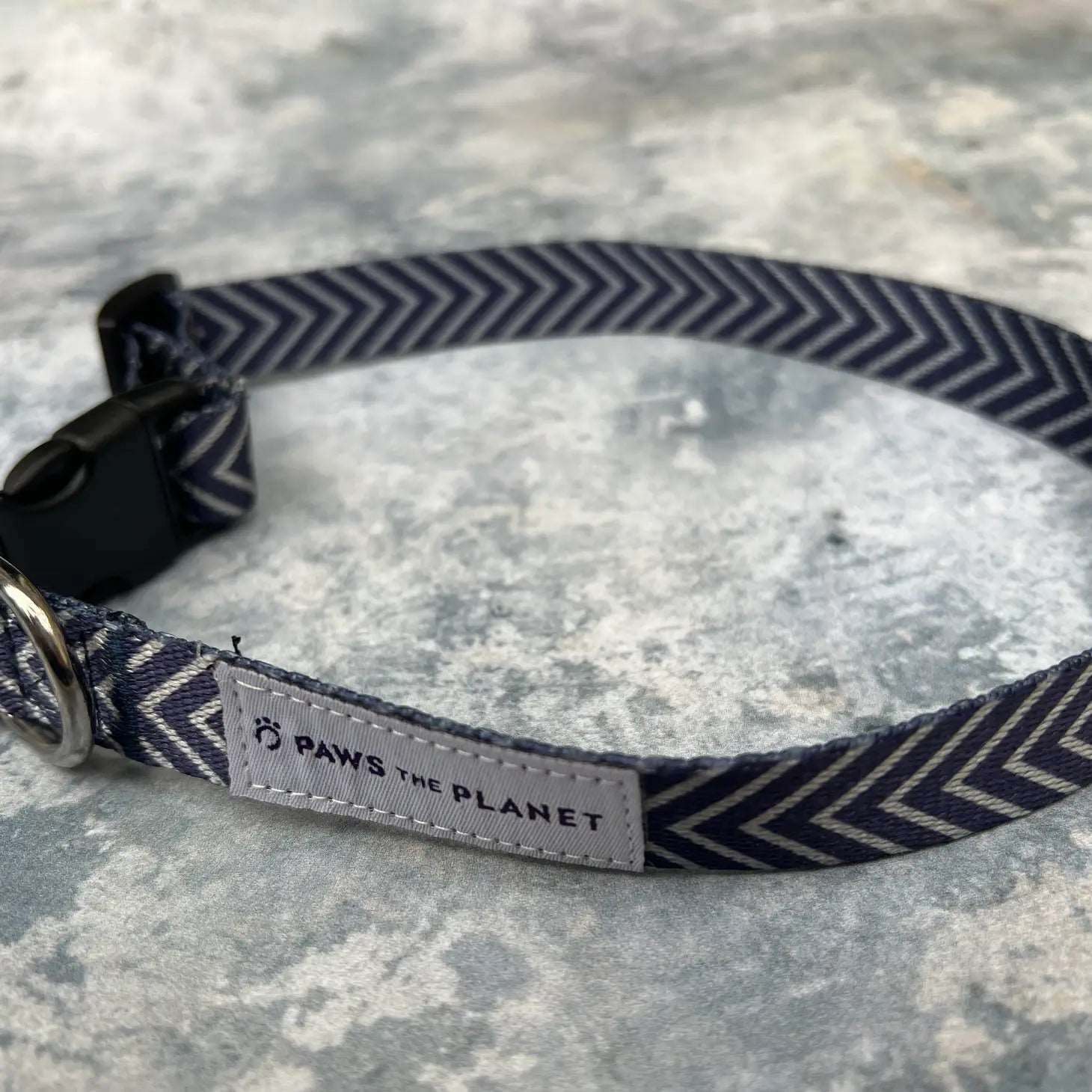 Eco Dog Collar made with Recycled Webbing