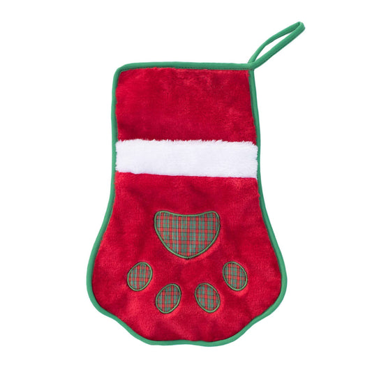 Holiday Stocking - Red Paw