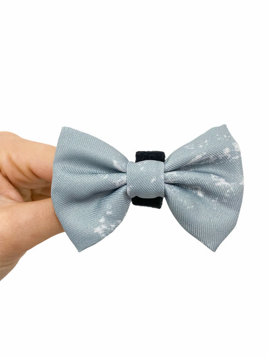 Marble Grey Bow Tie